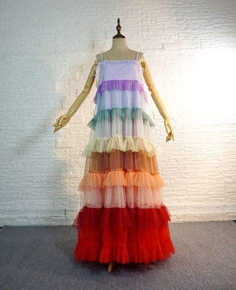 Cartipscrafts - Etsy Australia Plus Size Tutu, Upcycle Dress, Layered Tulle Dress, Tutu Party, Holiday Maxi Dress, Clothing Studio, Rainbow Tutu, Christmas Skirt, Resort Beach