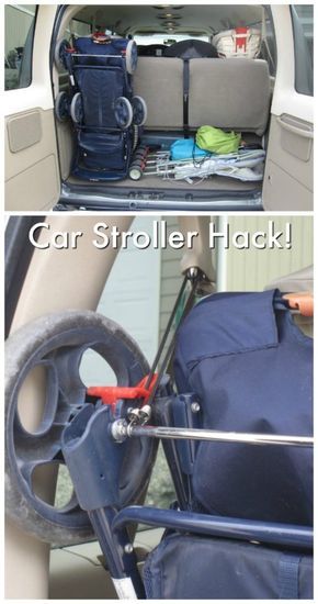 Stroller Hacks, Toddler Hacks, Mommy Hacks, Toddler Ideas, Baby Life Hacks, Newborn Hacks, Car Organization, Mom Car, Kid Hacks