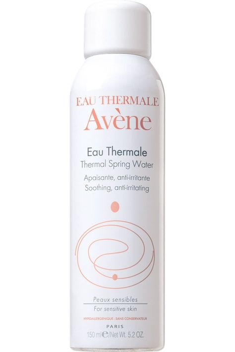 A true pharmacy brand - with skincare aimed at treating atopic dermatitis, psoriasis, eczema and burns - Eau Thermale Avène's products are all centred around the brand's own thermal spring, where the water is tested daily to maintain the highest of standards.   Eau Thermale Avène Eau Thermale Avène Spring Water Spray. £6.50; available at Boots stores nationwide. Dream Skincare, French Beauty Secrets, Avene Thermal Spring Water, Korean Beauty Secrets, Travel Skincare, French Skincare, Bio Oil, Homemade Beauty Tips, French Beauty