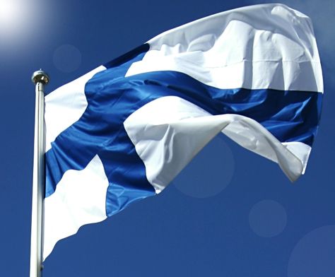 Finland's flag Finland Wallpaper, Finland Country, Finnish Flag, Finland Map, Finland Tourism, Flying Flag, Finland Flag, Finland Turku, World Geography