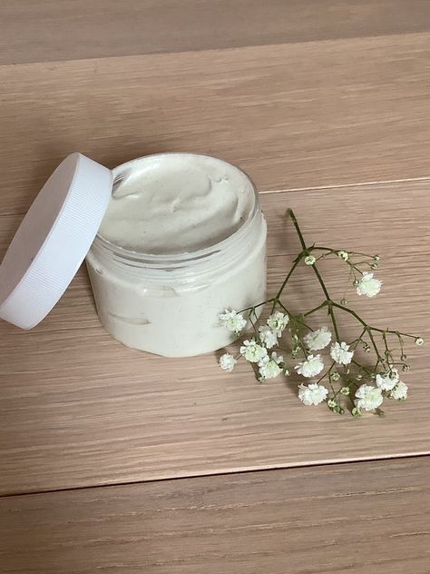 Whipped butter lotion | Etsy Body Butter Aesthetic, Body Cream Photography, Butter Aesthetic, Cream Photography, Nightly Routine, Whipped Butter, Candle Ideas, Exfoliating Body Scrub, Body Butters