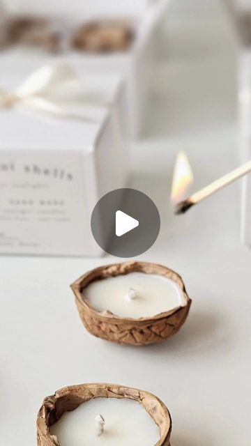 Wax Candles Diy, Thanks To You, Soy Candle Making, Mish Mash, Walnut Shell, Floating Candles, Short Break, Dried Fruit, Tea Light Candles