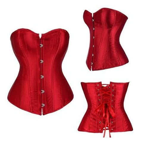 Corpete corset corselet cinta redutora vermelho bordô m601 - fantasy s Fantasy Shop, Red Corset, Pretty Dresses, Milan, Ballet, Lingerie, One Piece, Magazine, Red