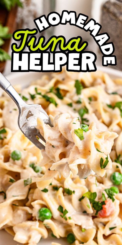 How to make tuna helper Homemade Tuna Helper, Tuna Helper, Tuna Noodle Casserole Easy, Hearty Pasta Recipes, Creamy Tuna Pasta, Noodles Vegetables, Tuna Casserole Easy, Tuna Casserole Recipes, Tuna Salad Pasta