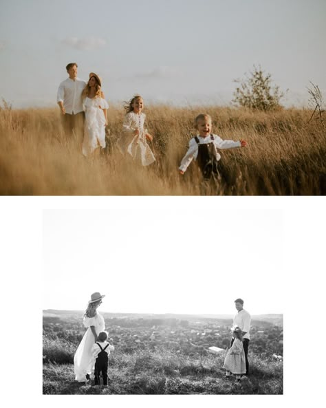 Photoshoot Inspiration Family, Family Shoots Ideas, Photoshoot Inspo Editorial, Prairie Family Photos, Vintage Looking Family Photos, Family Lifestyle Photoshoot Outdoor, Relaxed Family Photoshoot, Lifestyle Family Photos Outdoor, Poppy Field Photoshoot Family