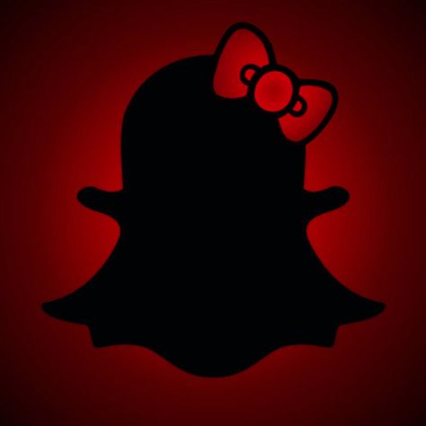 Snapchat Chat Wallpapers, Hello Kitty Snapchat Icon, Red Snapchat Icon, Hello Kitty Snapchat, Snapchat Icons, Red And Black App Icons, Snapchat App Icon, Red App Icons, All Apps Icon