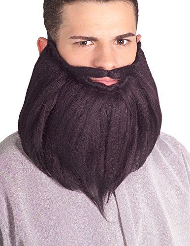 Rubie's Costume Co Men's Adult 8-Inch Beard and Mustache Set,#3.73-4.99 Mustache Costume, High Waisted Lingerie, Black Beard, Beard And Mustache, Green Lingerie, Clever Halloween Costumes, Black Beards, Leather Lingerie, Beard No Mustache