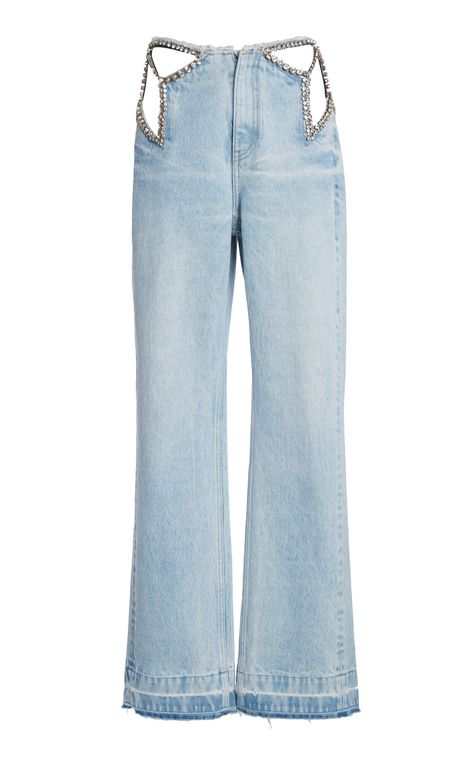 Cutout Jeans, Stella Mccartney Fashion, Stella Mccartney Jeans, Crystal Stars, Low Waisted, My Personal Style, Moda Operandi, Stella Mccartney, Fashion Collection