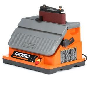 RIDGID, Oscillating Edge/Belt Spindle Sander, EB4424 at The Home Depot - Mobile Oscillating Spindle Sander, Wood Sanders, Staircase Spindles, Spindle Sander, Detail Sander, Deck Makeover, Dust Collection System, Ridgid Tools, Dust Extractor