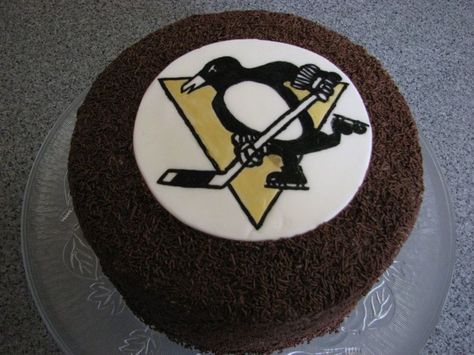 Hockey Puck Cake, Puck Cake, Hockey Cake, Hockey Cakes, Christmas Pots, Happy 5th Birthday, What Team, Hockey Puck, I Made It