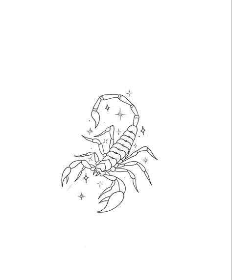 White Scorpion Tattoo, Scorpion And Moon Tattoo, Scorpio Flash Tattoo, Scorpion Tattoo Design Simple, Cute Scorpio Tattoo, Two Scorpions Tattoo, Girly Scorpion Tattoo, Scorpio Fine Line Tattoo, Scorpio Rising Tattoo