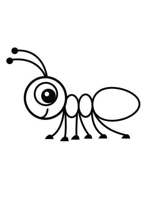 How To Draw An Ant, Ant Drawing Easy, Ant Drawing, Children Activities, Drawing Drawing, Cartoons Png, Hat Clips, Sketch Ideas, Inspo Board