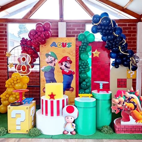 Mario Bros Party, 40 Birthday, Super Mario Birthday Party, Mario Birthday Party, Super Mario Birthday, Super Mario Party, Mario Birthday, Mario Party, Mario Bros.