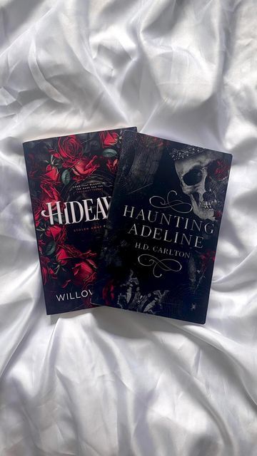 duobookshelf on Instagram: "if you like Haunting Adeline by HD Carlton…  try Hideaway by Willow Prescott🧎‍♀️ (probably the only book I would recommend to read after haunting adeline)  🚨AUTHORS: work with me for book promos! link in bio🙋‍♀️✨  #booktok #darkromancebooks #hauntingadeline #hdcarlton #hideaway #willowprescott #bookrecommendations" Hd Carlton Author, Hd Carlton Books, Hd Carlton, Haunting Adeline, Book Binding Diy, Dark Romance Books, Work With Me, Book Binding, Xmas Gifts