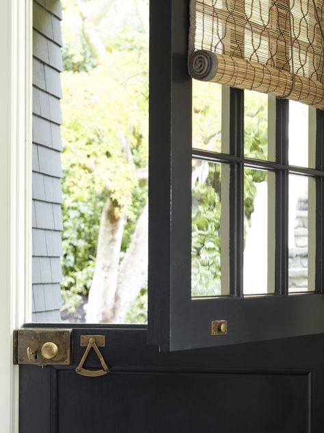 Brick Veranda, Dutch Doors, Bamboo Blinds, Mill Valley, Casa Vintage, Dutch Door, Countryside House, English Country House, Shades Blinds