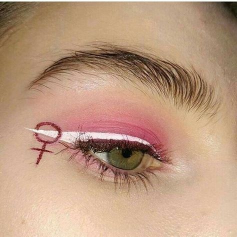 Feminist Makeup, Cool Makeup Looks, Crazy Eyes, Makeup Aesthetic, Aesthetic White, Trendy Makeup, New Makeup, Eye Art, Best Makeup