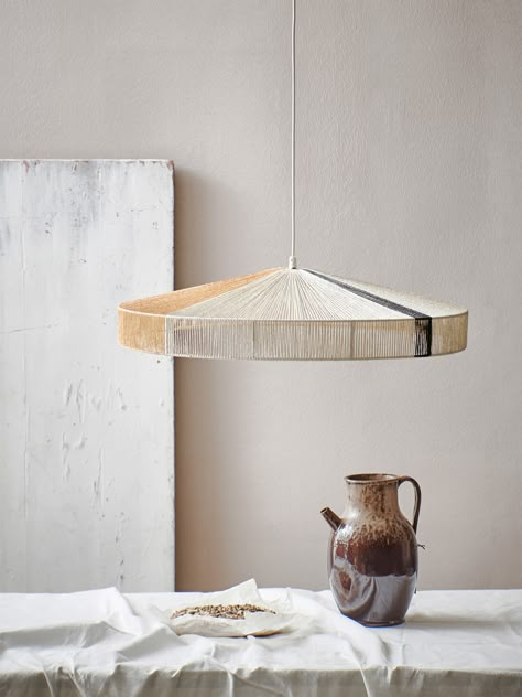 Remodelista Reconnaissance: A Woven Pendant Light in a Paris Pied à Terre - Remodelista Oversized Pendant Light, Scandi Living, Rope Lamp, Diy Lampe, Diy Lamp Shade, Rope Light, Luminaire Design, Diy Lamp, Black Lamps