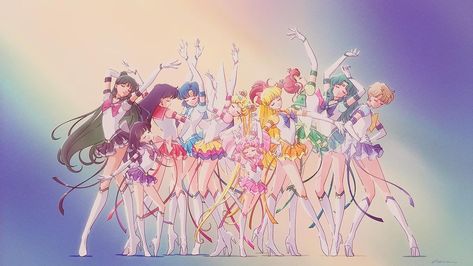 Tribute to my favorite ending in the 90s #sailormoon (pic 2, the beauty of the haziness in the old celluloid animation is kinda hard to… | Instagram Ahri Wallpaper, Sailor Moon Background, Sailor Moon Screencaps, Sailor Moon Girls, Arte Sailor Moon, Sailor Moon Stars, Sailor Moon Fan Art, Sailor Moon Aesthetic, Sailor Pluto