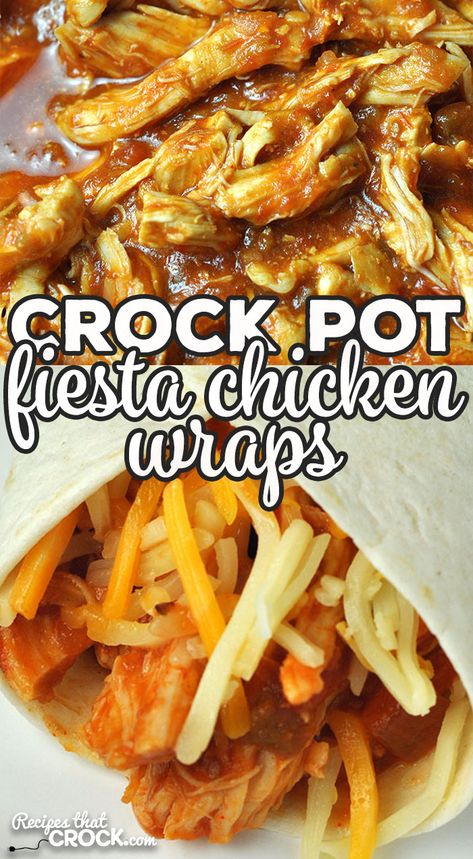 Easy Marinated Chicken, Fiesta Chicken, Chicken Wrap Recipes, Slow Cooker Pork Chops, Medicine Tips, Healthy Food Facts, Slow Cooker Pork, Crockpot Recipes Slow Cooker, Chicken Wraps