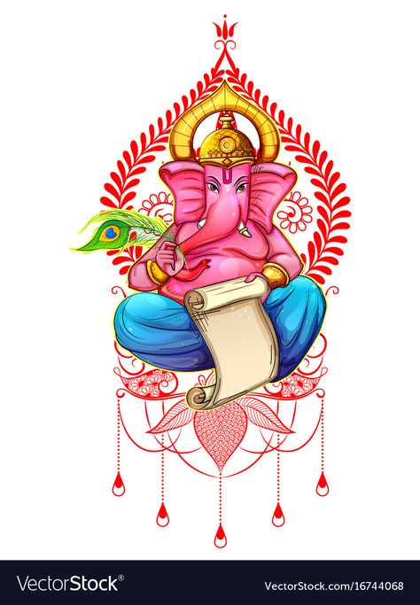 Ganesh Sthapna, Ganpati Background, Movie Poster Photoshop, Ganesh Chaturthi Festival, गणपती बाप्पा, Wedding Invitation Vector, Trendy Graphic Design, Ganesh Lord, Wedding Card Frames