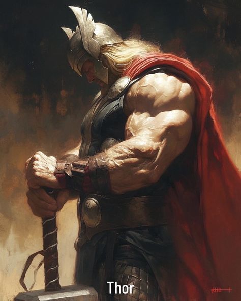 Thor Poster Art, Hercules Artwork, Thor Comic Art, Hulk Artwork, Thor God, Superhero Artwork, Thor Art, Thor Comic, Thor Marvel