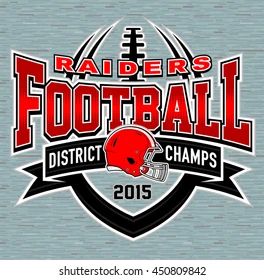 District champs football t-shirt graphic design Graphic Design High School, Football Tshirt Designs, Football Template, Sports Team Apparel, Football Shirt Designs, Booster Club, Football Cheer, Raiders Football, Youth Football