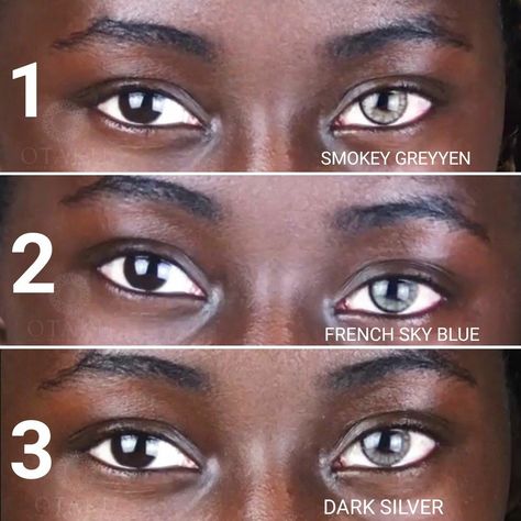 Gray Contacts On Black Women, Contact Colors, Eye Lens Colour, Rare Eyes, Natural Color Contacts, Colored Eye Contacts, Eye Contacts, Lens Colour, Grey Contacts