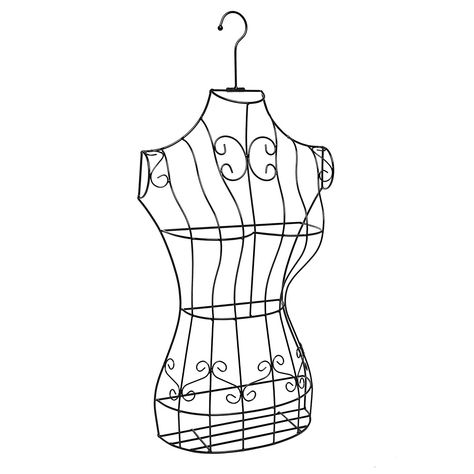 Black Metal Wire Frame Freestanding Display Stand/Hanging Dress Form Mannequin Decor w/Garment Bag ** Visit the image link more details. (This is an affiliate link) Metal Mannequin, Wire Mannequin, Wire Dress Form, Mannequin Decor, Sewing Dress Form, Mini Dress Form, Bust Form, Mannequin Display, Metal Dress