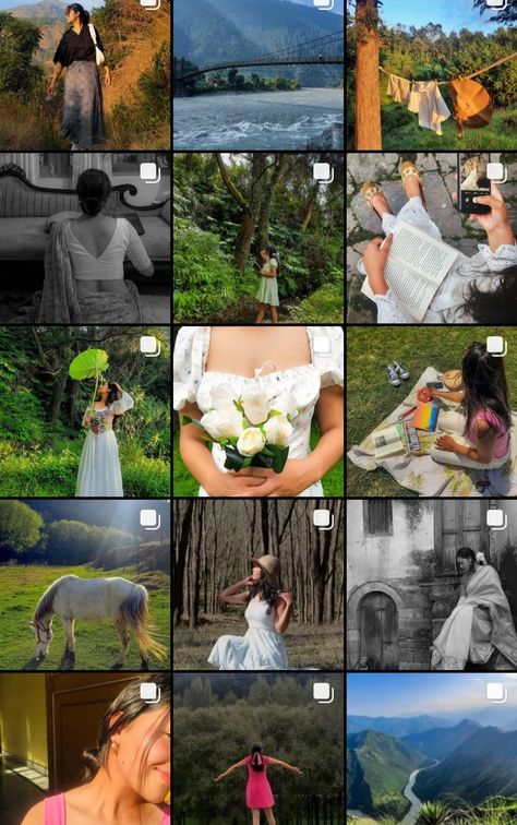 Desi Instagram Feed, Cottagecore Instagram Feed, Desi Cottagecore, Aesthetics Cottagecore, Desi Aesthetics, Pics Inspo, Cottagecore Aesthetic, Insta Story, Instagram Feed