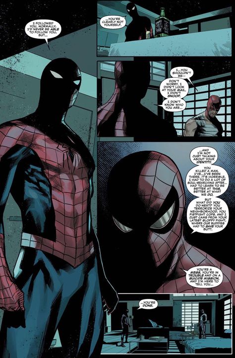 Migz on Twitter: "ngl Marco Checchetto draws a good spiderman… " Spiderman Webs, Hero Pose, Daredevil Comic, Spiderman Comic, Marvel Entertainment, Marvel Comics Art, Comic Page, Comic Panels, Spiderman Art