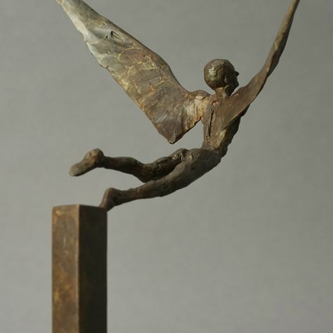 Icarus Sculpture, Icarus Myth, Small Sculptures, Mythology Art, Natural Forms, Greek Mythology, Dear Friend, Sculpture Art, Investment