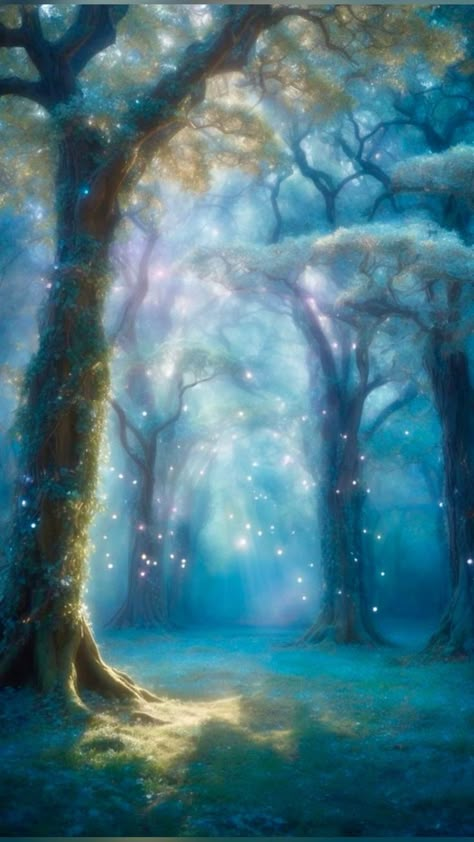 Moonlight Kingdom, Ethereal Drawing, Starlight Aesthetic, Forest Magic, Fairytale Aesthetic, Elf Art, Mystical Forest, City Of Angels, Sacred Places