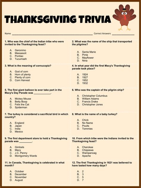 Printable Thanksgiving Trivia Quiz Thanksgiving Trivia Printable, Thanksgiving Trivia With Answers, Thanksgiving Trivia, Thanksgiving Jeopardy, Thanksgiving Crossword Puzzle, Thanksgiving Quiz, Thanksgiving Crossword, Thanksgiving Trivia Questions, Thanksgiving Questions