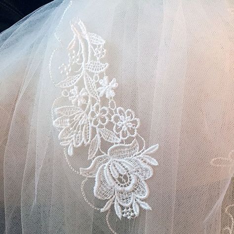 Embroidering On Organza, Tulle Embroidery, Freestanding Lace Embroidery, Free Standing Lace, Digitized Embroidery Designs, Personalized Ribbon, Free Machine Embroidery Designs, Embroidery Software, Free Machine Embroidery