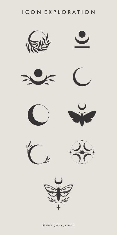 Moon Symbols Design, Motel Branding, Moth Icon, Moth Logo, Moon Branding, Moon Logo Design, Candle Logo Design, Moth Design, Design Exploration