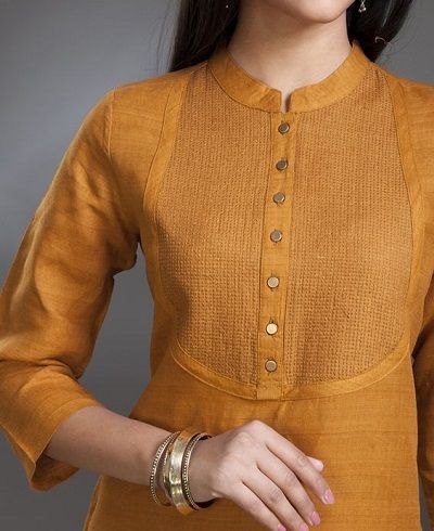 Idea Salwar Neck Designs, Long Kurta, Simple Kurta Designs, Designer Kurti Patterns, Simple Kurti Designs, Neck Designs For Suits, Salwar Designs, Kurti Designs Latest, Long Kurti Designs