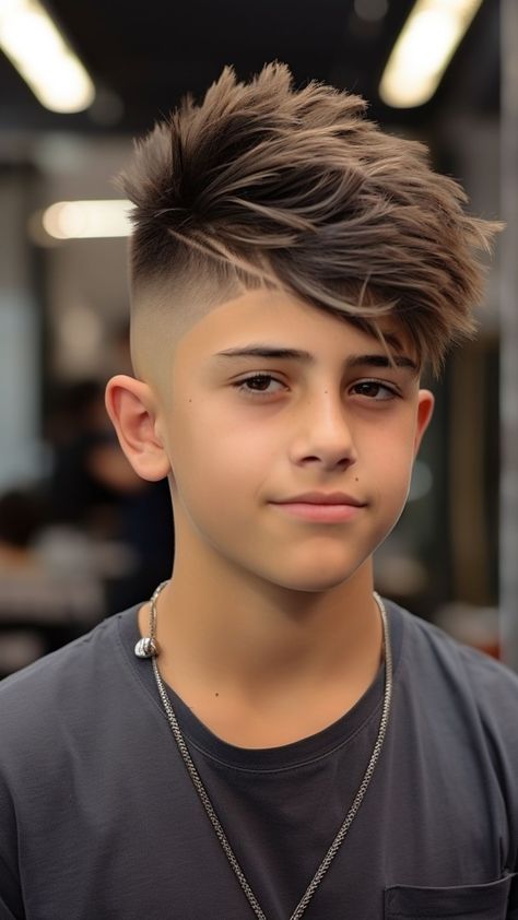 A Cut Above the Classroom: 25 Boys' Haircuts for School Swagger More To Explore, Hair Styles Boy, Boy Hair Style, Boys Hairstyles Trendy, Best Boys Haircuts, Hair Look Boy, Haircuts For School, Boy Photo Editing