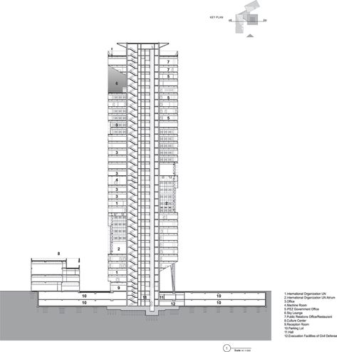 Office Building Plans, Dead Ringers, Residential Tower, Office Architecture, Unique Floor Plans, System Architecture, Mix Use Building, Skyscraper Architecture, Office Tower