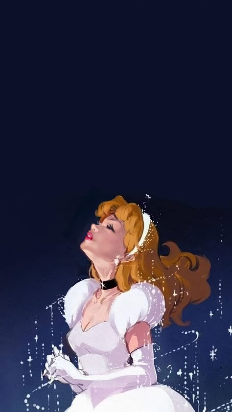 Prom Drawing Art, Leanne Servant, Fantasmic Disney Wallpaper, Sitting In A Dress Reference, Disney Cinderella Wallpaper, Cenicienta Aesthetic, Disney Princess Aesthetic Wallpaper, Cinderella Fan Art, Cinderella Painting