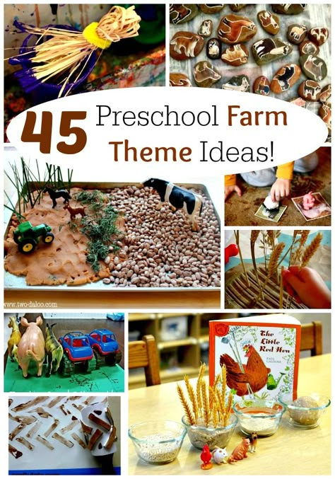 The ultimate list of ideas for a ROCKING preschool farm theme! Farm activities, crafts, snacks, art, and games for kids! Preschool Farm Theme Activities, Preschool Farm Crafts, Farm Theme Activities, Preschool Farm Theme, Farm Theme Preschool Activities, Preschool Farm, Farm Lessons, Farm Animals Activities, Farm Theme Preschool