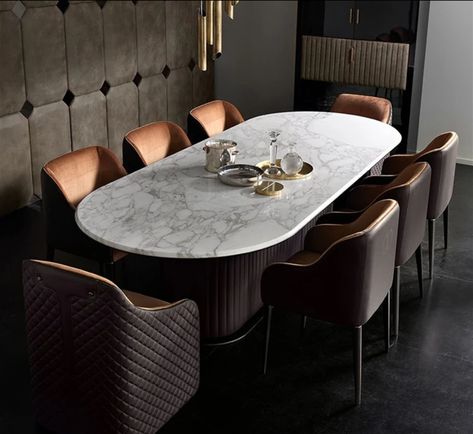 Royal 6 seater oval dining table set with with granite. Customizing is available Marble Dining Room, Granite Dining Table, Dining Table With Chairs, Stile Art, Table With Chairs, Luxury Dining Tables, Marble Top Dining Table, Steel Dining Table, Luxury Dining Room