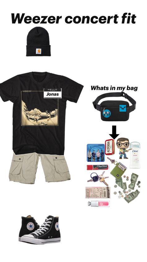 Weezer Concert, Weezer, Concert Fits, Concert Outfit, Concert, Wardrobe