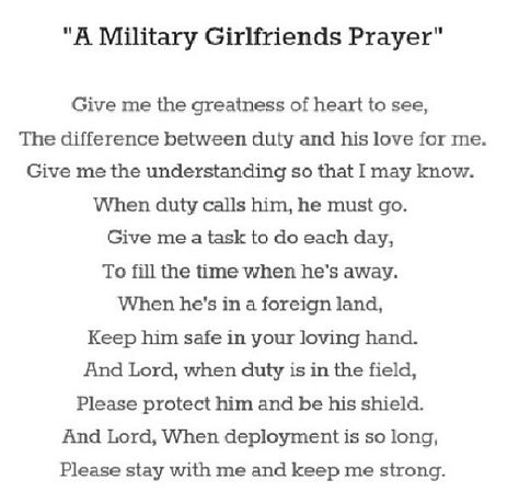 Military girlfriend prayer can't go a day without praying for him National Guard Girlfriend, Proud Army Girlfriend, Usmc Girlfriend, Military Boyfriend, Air Force Girlfriend, Marines Corps, Marine Tattoo, Military Relationships, Bf Goals