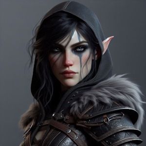 Eira Shadowstep, Half-Elf Rogue - Character Creation - Myth-Weavers Half Elf Dnd, Half Elf Rogue, Elf Rogue, Rogue Character, Half Elf, Creation Myth, Female Elf, Gray Eyes, Character Sheet