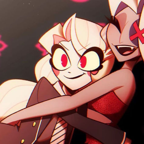 Hazbin Hotel 
Follow for more! Has Been Hotel, Charlie X Vaggie, Charlie Hazbin Hotel, Hazbin Hotel Charlie, Matching Icons 3, Vivziepop Hazbin Hotel, Cute Anime Profile Pictures, Hazbin Hotel And Helluva Boss, Icons Pfp