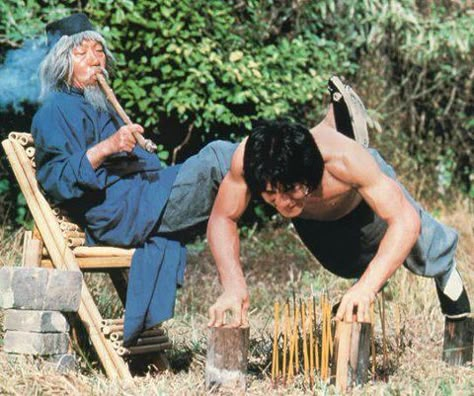 ~Old School Gung Fu Training~ ;) Marital Art, Jackie Chan Movies, Drunken Master, Hidden Dragon, Martial Arts Film, Yoga Poses For Men, Kung Fu Movies, Kung Fu Martial Arts, Shaolin Kung Fu