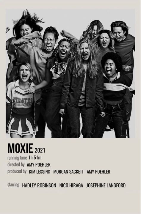 Moxie Netflix Movie Poster, Moxie Movie Poster, Moxie Movie Aesthetic, Moxie Netflix Movie, Moxie Movie, Polaroid Movie Poster, Movie Character Posters, Teen Series, Character Posters