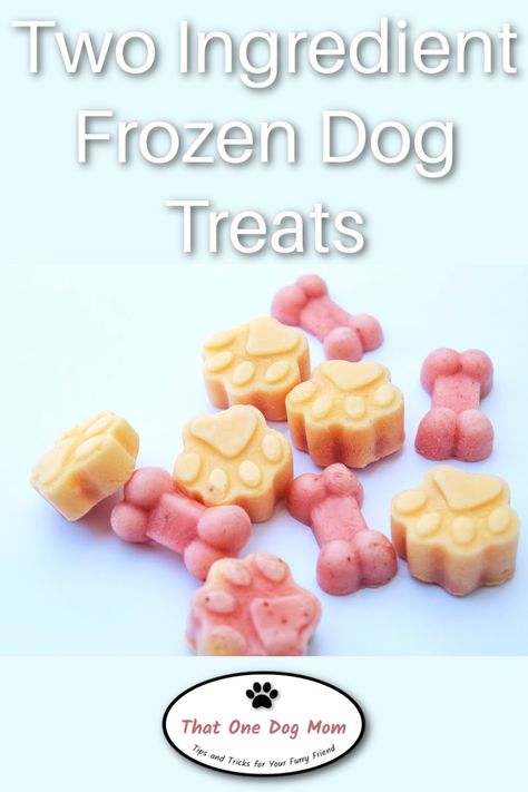 Keep your dog cool this summer with these two ingredient frozen dog treats Summer Popsicles, Frozen Dog Treats, Dog Tricks, Two Ingredient, Frozen Dog, Silicone Tray, Treat Recipes, Summer Afternoon, Frozen Treat