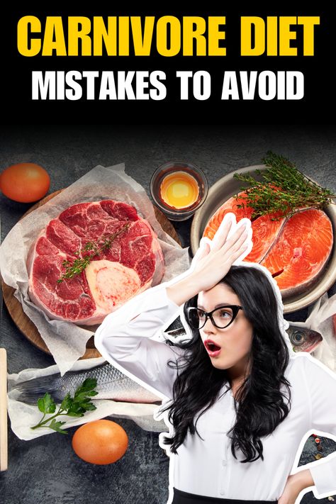 Are you starting the carnivore diet or looking to perfect it? 🥩🍳 Avoid common pitfalls with our guide to the Top Carnivore Diet Mistakes to Avoid! From nutrient imbalances to hidden carbs, this article will help you stay on track, feel great, and see the results you want. Click through for expert tips and practical advice for carnivore diet success! #CarnivoreDiet #HealthyEating Carnivore Diet Before And After 30 Days, How Much To Eat On Carnivore Diet, Supplements For Carnivore Diet, Modified Carnivore Diet, Carnivore Before And After Pictures, Carnivore Diet Benefits, Carnivore Diet Shopping List, Carnivore Diet Before And After, How To Avoid Constipation