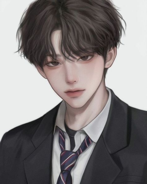 얼굴 드로잉, 얼굴 그리기, Boy Drawing, Cute Anime Chibi, Cool Anime Guys, Korean Art, Guy Drawing, Digital Art Anime, Realistic Art